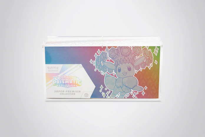Prismatic Evolutions Super-Premium Collection Acrylic Case