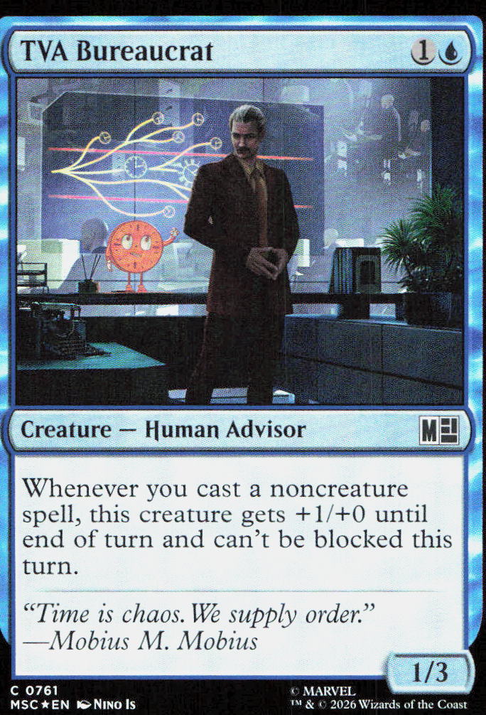 TVA Bureaucrat 761 Common Commander: Marvel Super Heroes Magic: The Gathering