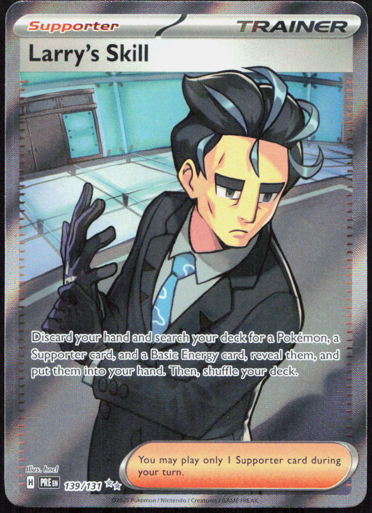 Larry's Skill 139/131 Ultra Rare Prismatic Evolutions Pokemon