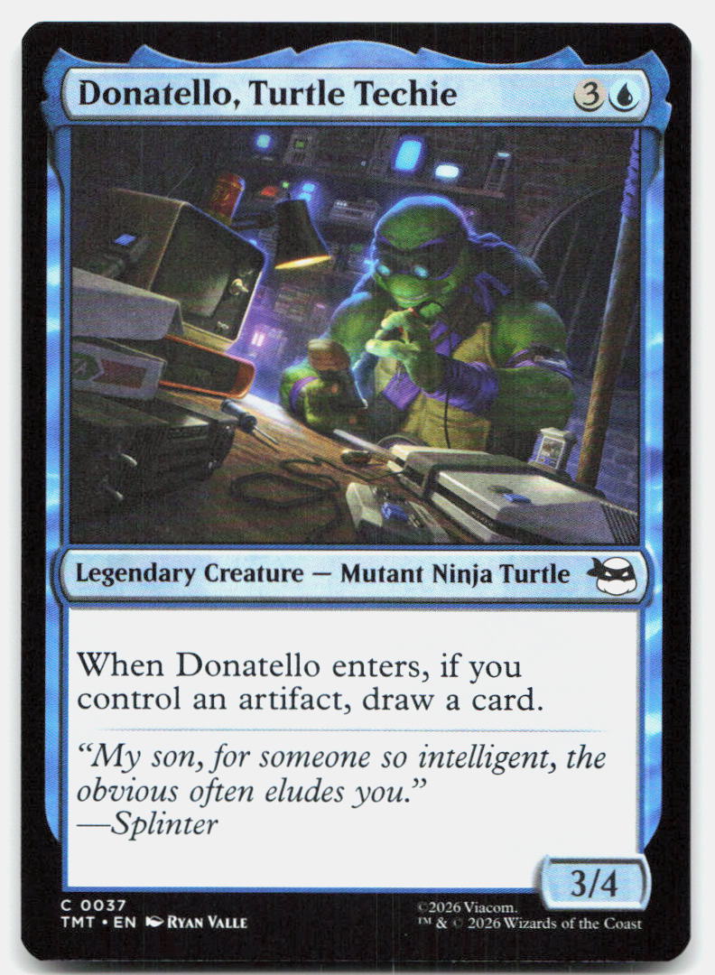 Donatello, Turtle Techie 0037 Teenage Mutant Ninja Turtles Magic: The Gathering