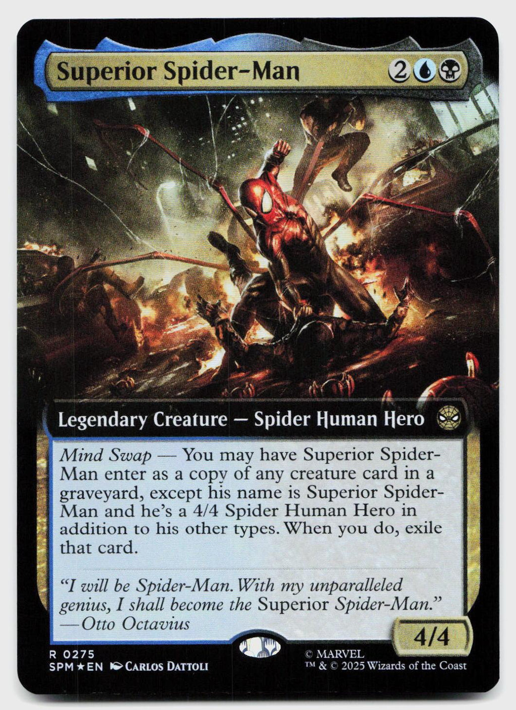Superior Spider-Man (Extended Art) 275 Marvel's Spider-Man Magic: The Gathering