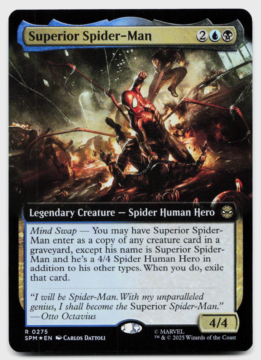 Superior Spider-Man (Extended Art) 275 Marvel's Spider-Man Magic: The Gathering