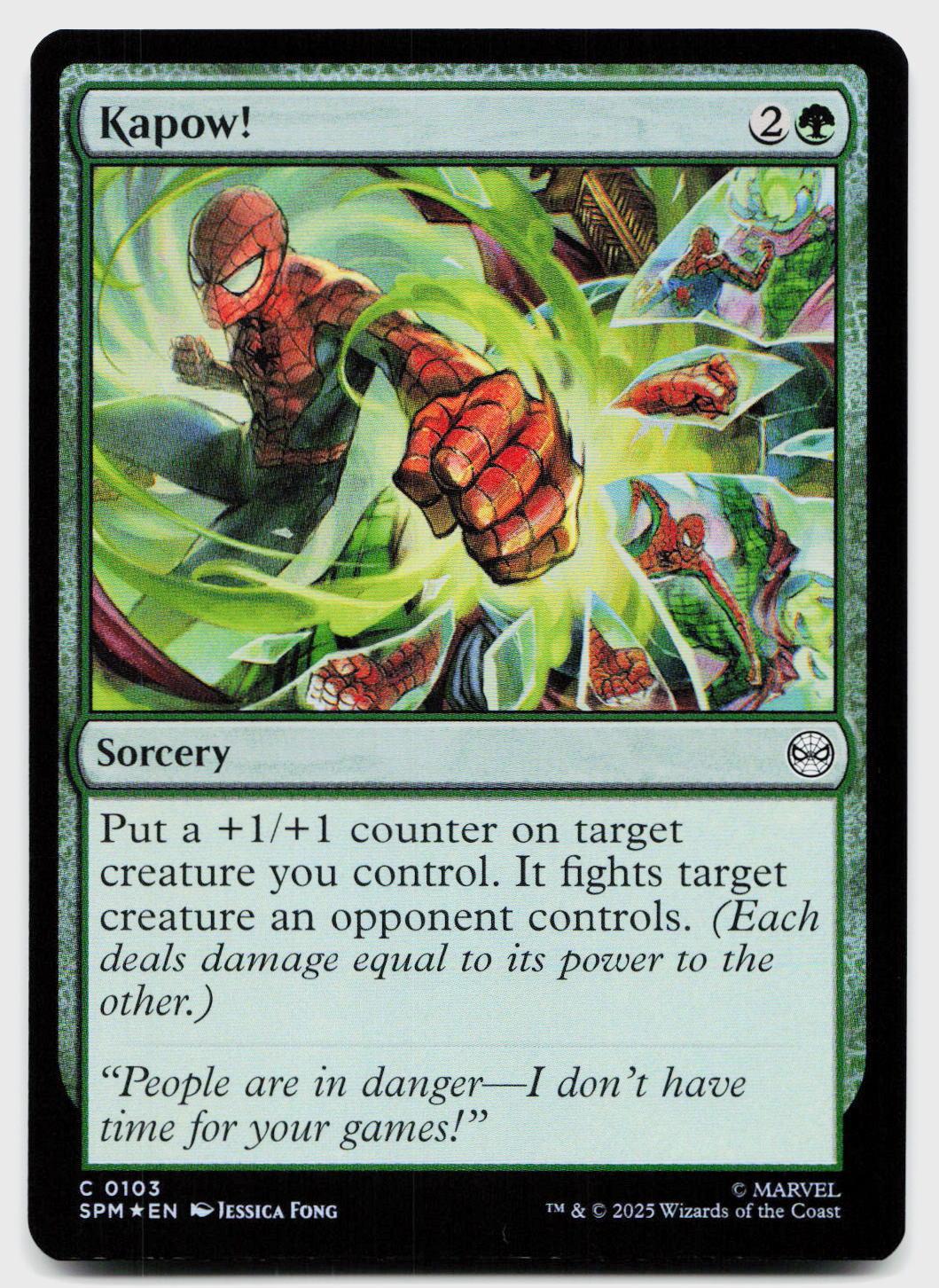 Kapow! 103 Common Marvel's Spider-Man Magic: The Gathering