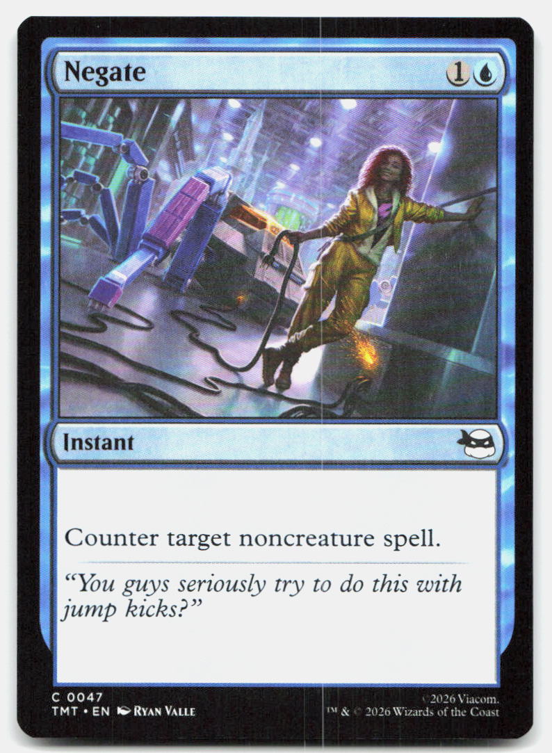 Negate 0047 Common Teenage Mutant Ninja Turtles Magic: The Gathering