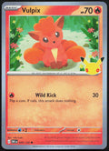 Vulpix 009/128 Holo Common ME: 30th Celebration Pokemon