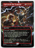 Call Forth the Tempest (Borderless) 0022: The Hobbit Magic: The Gathering