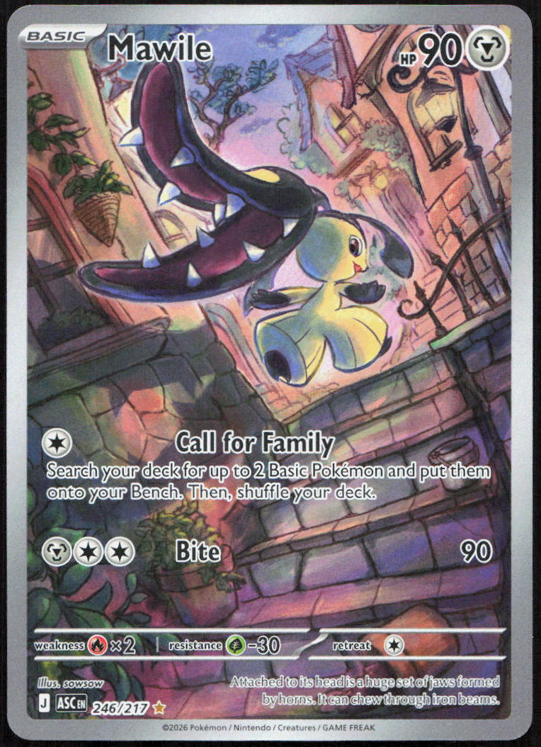 Mawile 246/217 Illustration Rare Ascended Heroes Pokemon