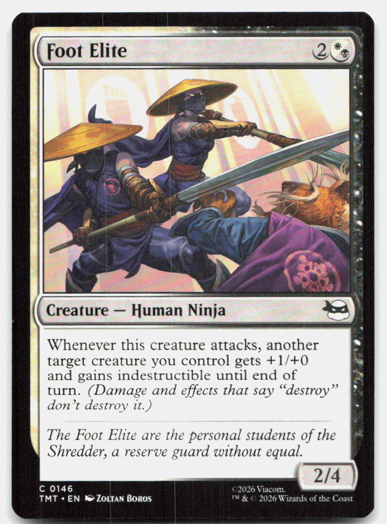 Foot Elite 0146 Common Teenage Mutant Ninja Turtles Magic: The Gathering