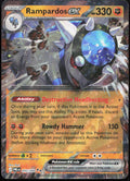 Rampardos ex 045/084 Double Rare Pitch Black Pokemon Holo