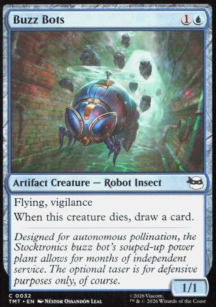 Buzz Bots 0032 Common Teenage Mutant Ninja Turtles Magic: The Gathering