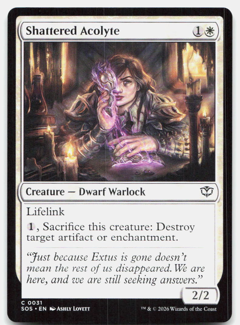 Shattered Acolyte 31 Common Secrets of Strixhaven Magic: The Gathering