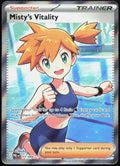 Misty's Vitality 111/084 Ultra Rare Pitch Black Pokemon Holo