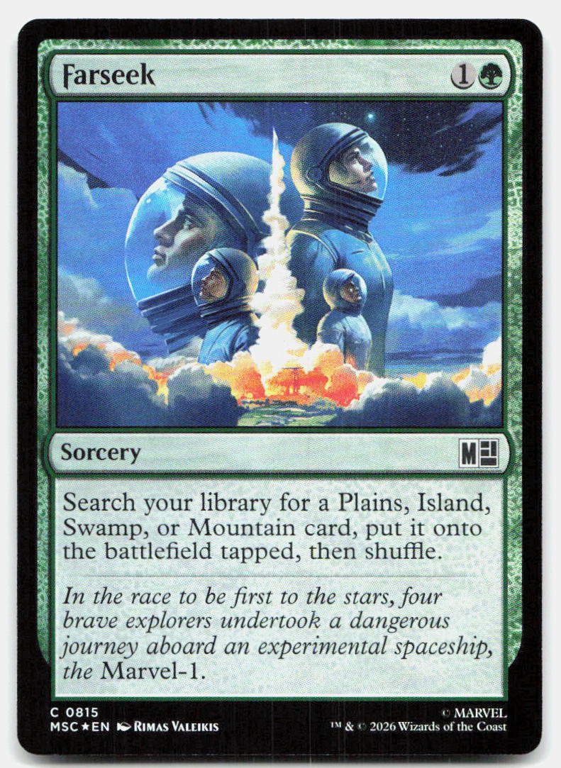 Farseek (0815) 815 Common Commander: Marvel Super Heroes Magic: The Gathering