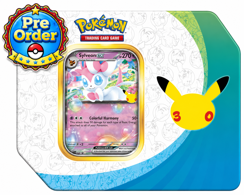 Pokémon TCG 30th Celebration 4 Booster Tin (Coming Soon)