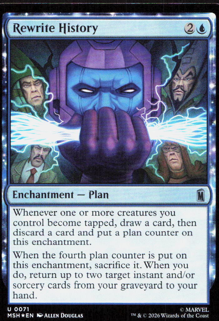 Rewrite History 71 Uncommon Marvel Super Heroes Magic: The Gathering