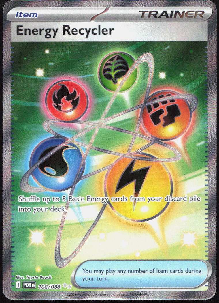 Energy Recycler 108/088 Ultra Rare Perfect Order Pokemon