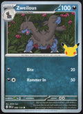 Zweilous 098/128 ME: 30th Celebration Pokemon Holo