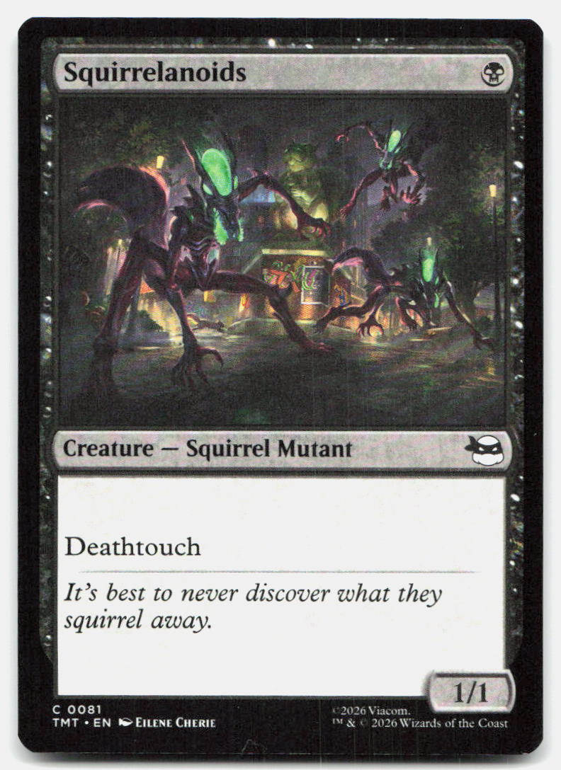 Squirrelanoids 0081 Common Teenage Mutant Ninja Turtles Magic: The Gathering