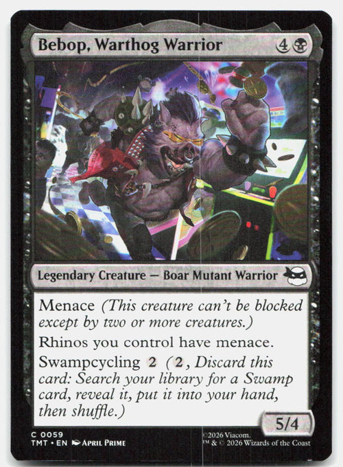 Bebop, Warthog Warrior 0059 Teenage Mutant Ninja Turtles Magic: The Gathering