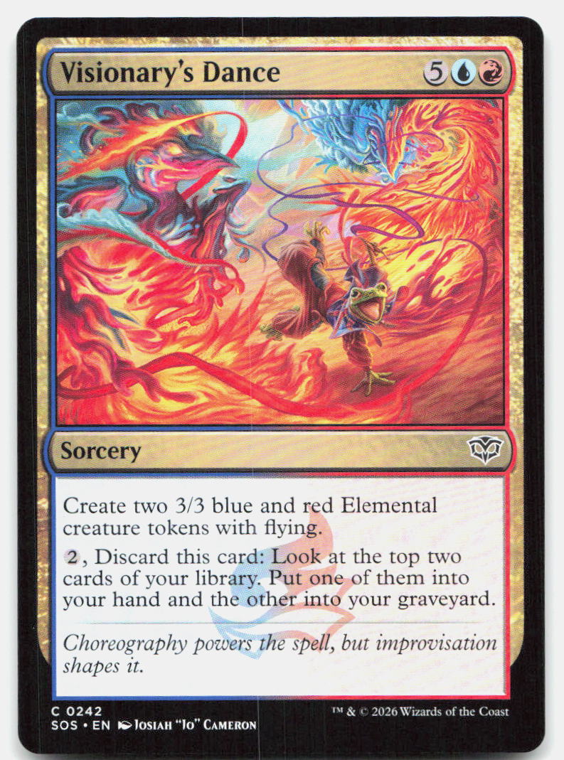Visionary's Dance 242 Common Secrets of Strixhaven Magic: The Gathering
