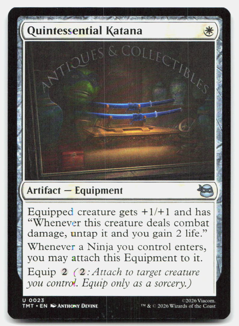 Quintessential Katana 0023 Teenage Mutant Ninja Turtles Magic: The Gathering