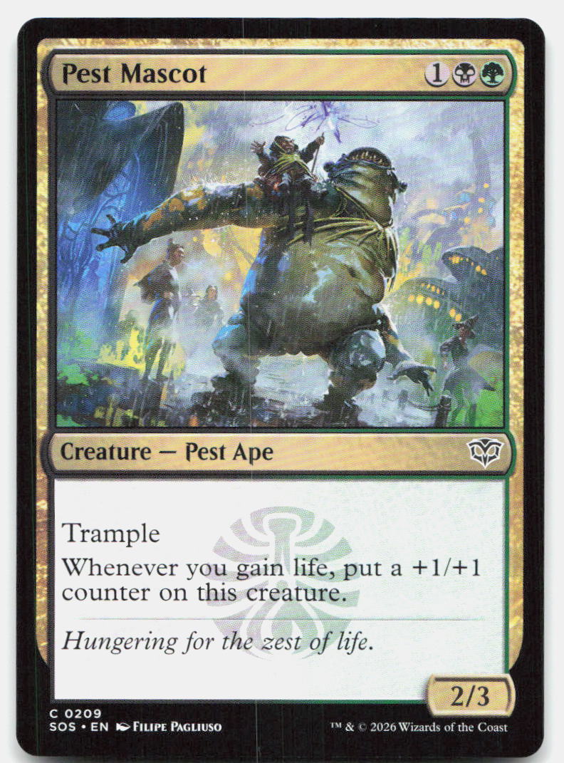 Pest Mascot 209 Common Secrets of Strixhaven Magic: The Gathering