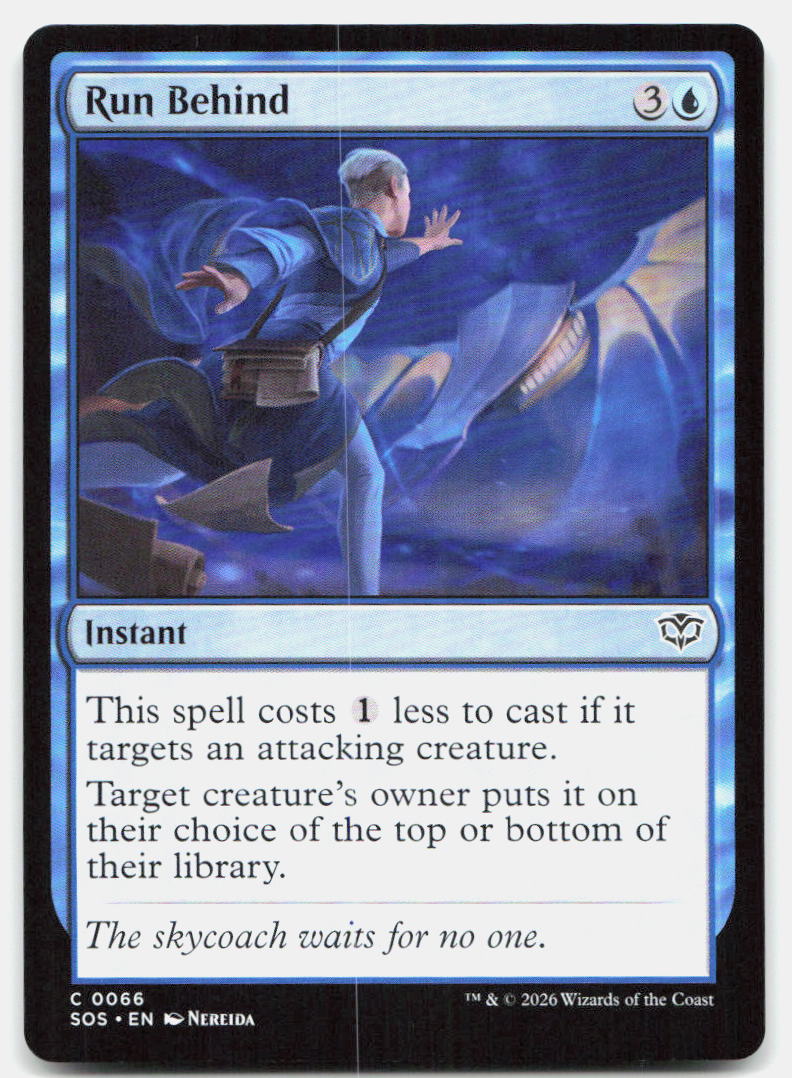 Run Behind 66 Common Secrets of Strixhaven Magic: The Gathering