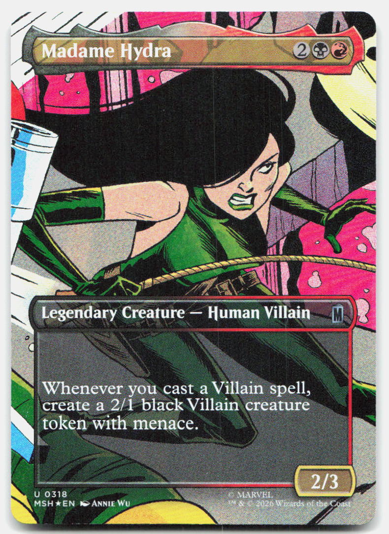 Madame Hydra (Borderless) 318 Uncommon Marvel Super Heroes Magic: The Gathering