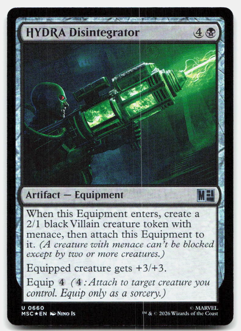 HYDRA Disintegrator 660 Commander: Marvel Super Heroes Magic: The Gathering