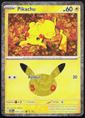 Pikachu 035/128 Holo Pikachu Rare ME: 30th Celebration Pokemon
