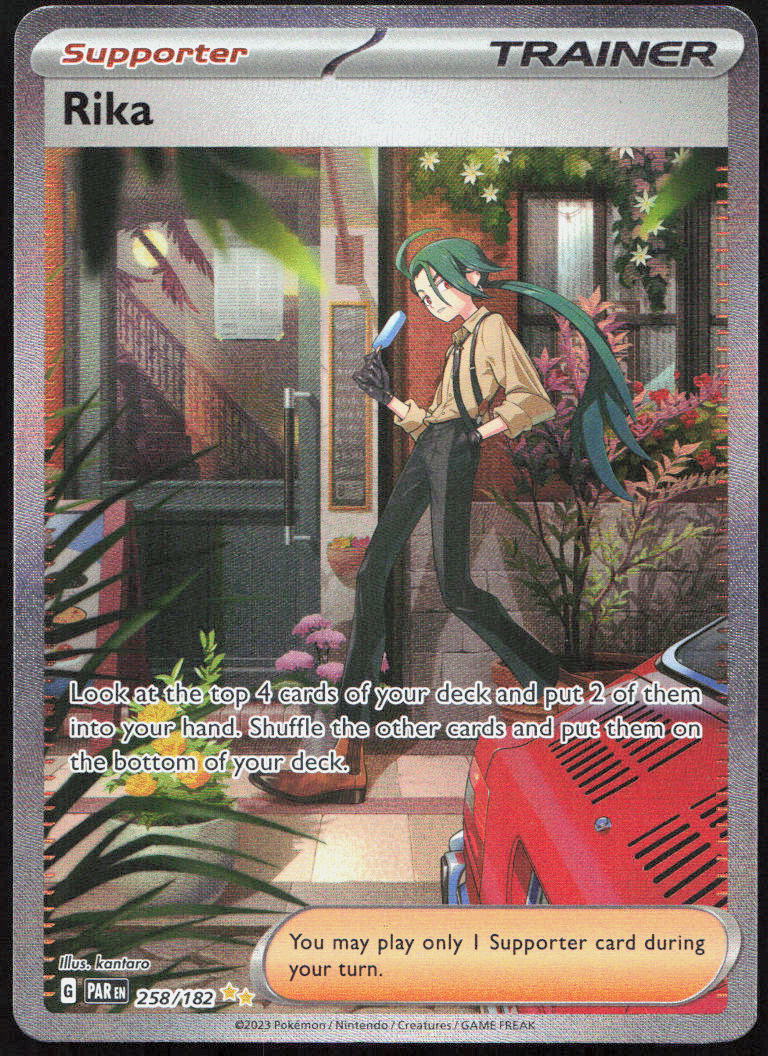 Rika 258/182 Special Illustration Rare Paradox Rift Pokemon