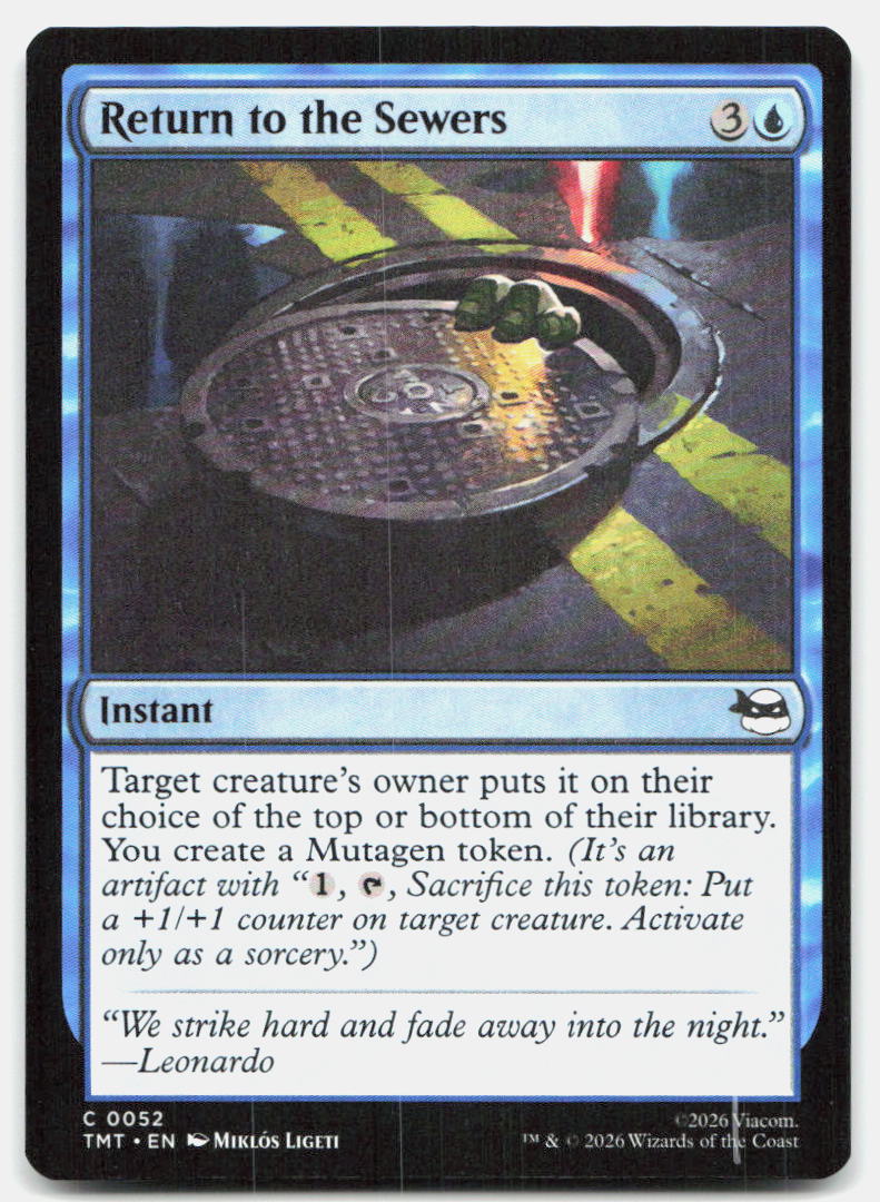 Return to the Sewers 0052 Teenage Mutant Ninja Turtles Magic: The Gathering