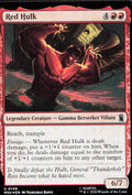 Red Hulk 149 Uncommon Marvel Super Heroes Magic: The Gathering