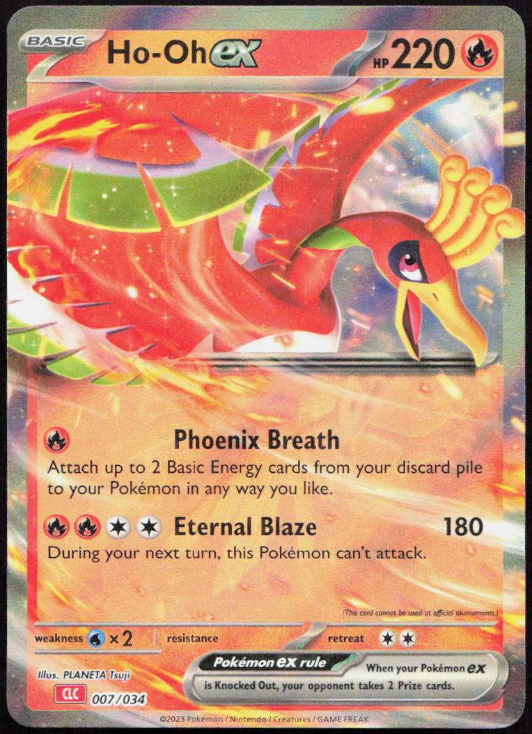 Ho-oh ex 007/034 Holo Trading Card Game Classic Pokemon Holo