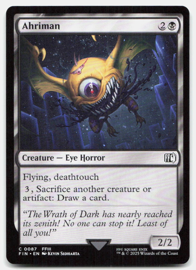 Ahriman 87 Common FINAL FANTASY Magic: The Gathering