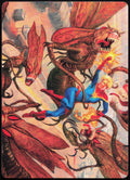 Captain Marvel, Apex Avenger Art Card 36 Art Series: Marvel Super Heroes MTG