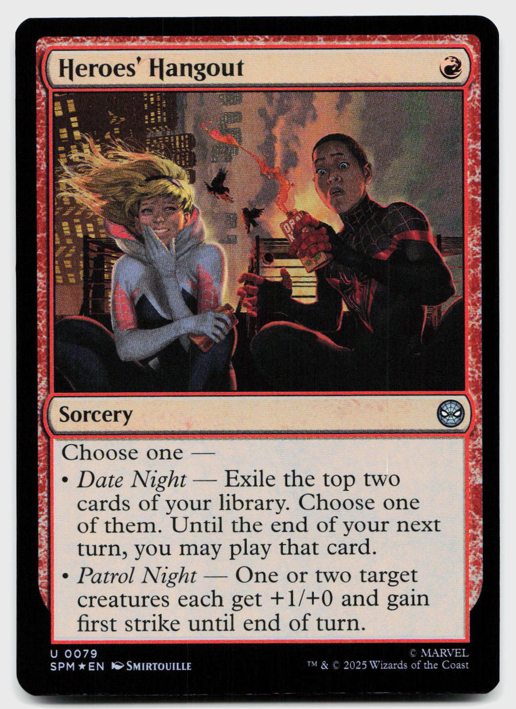 Heroes' Hangout 79 Uncommon Marvel's Spider-Man Magic: The Gathering