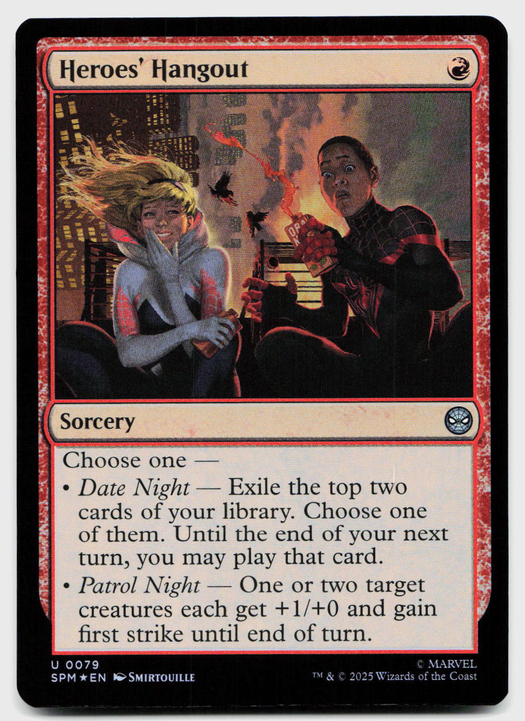 Heroes' Hangout 79 Uncommon Marvel's Spider-Man Magic: The Gathering