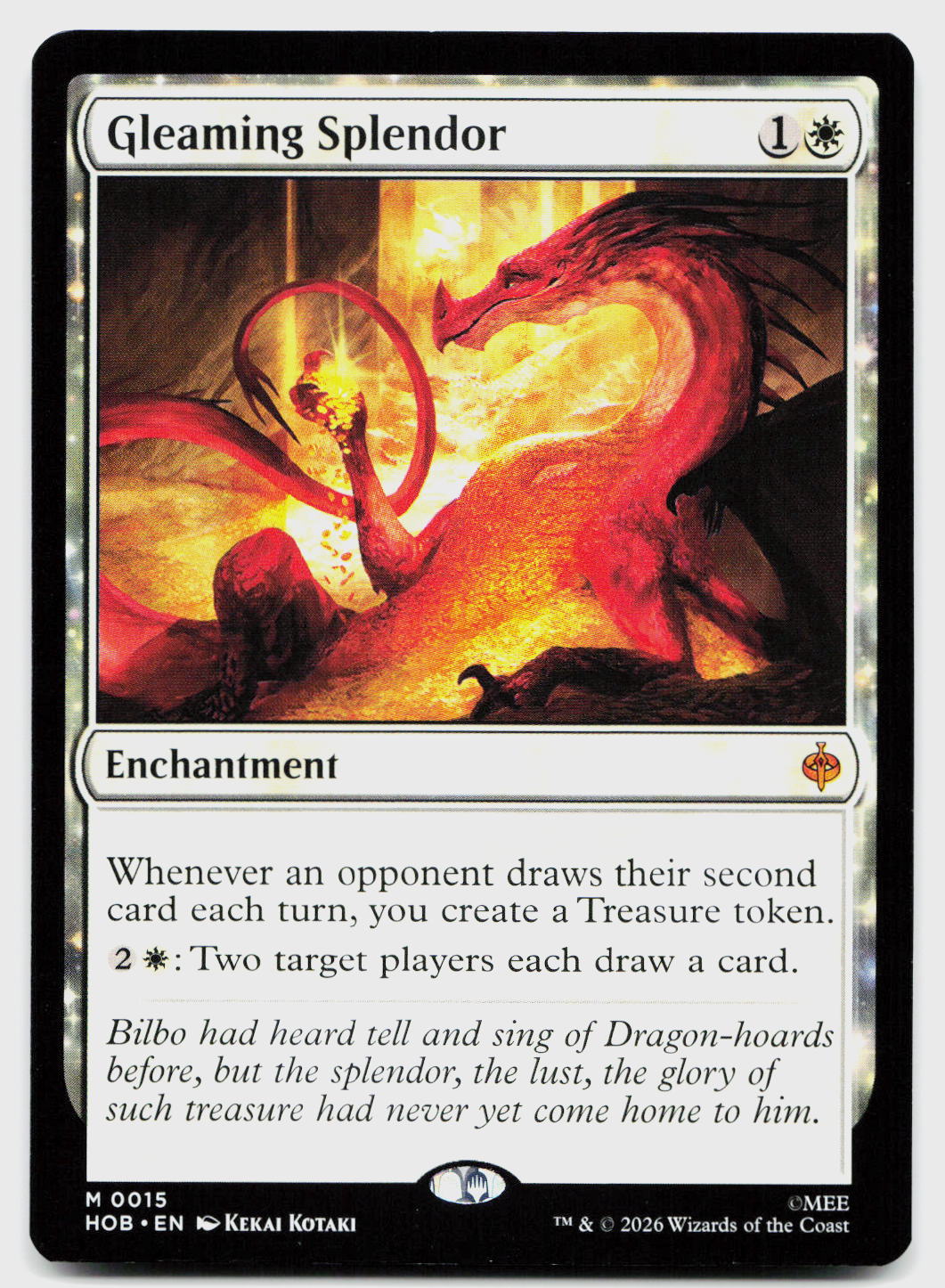 Gleaming Splendor 15 Mythic The Hobbit Magic: The Gathering