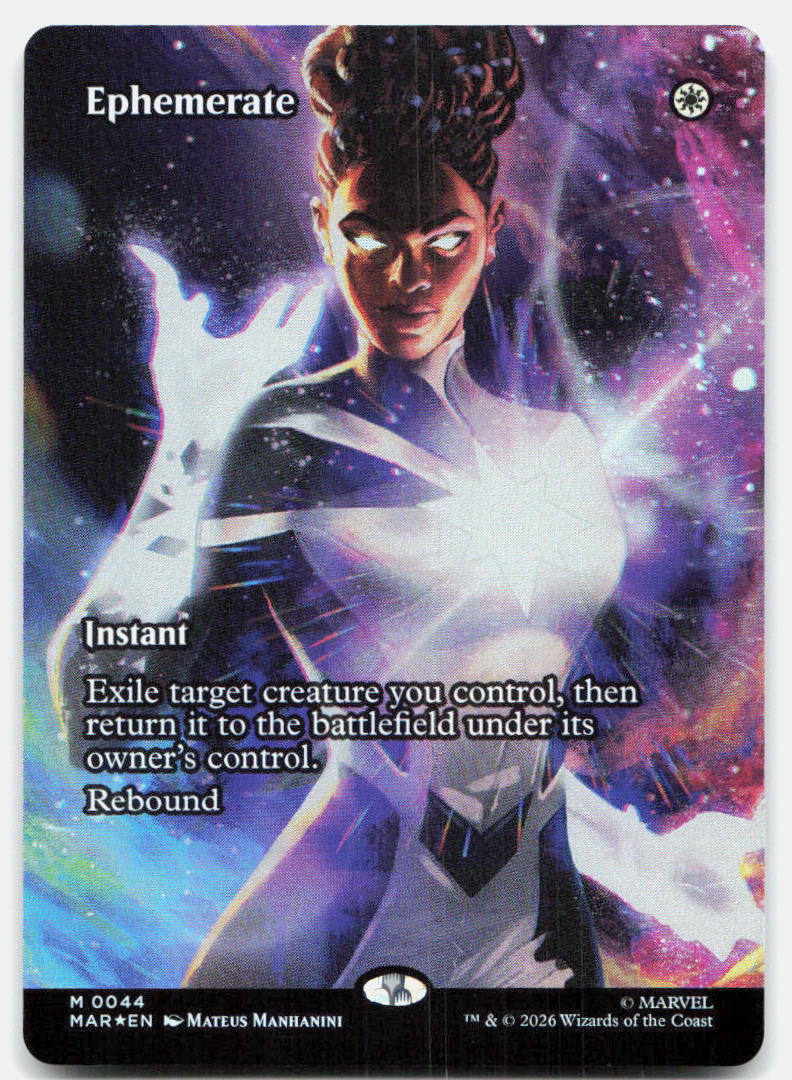 Ephemerate (Borderless) 44 Marvel Universe Eternal-Legal Magic: The Gathering