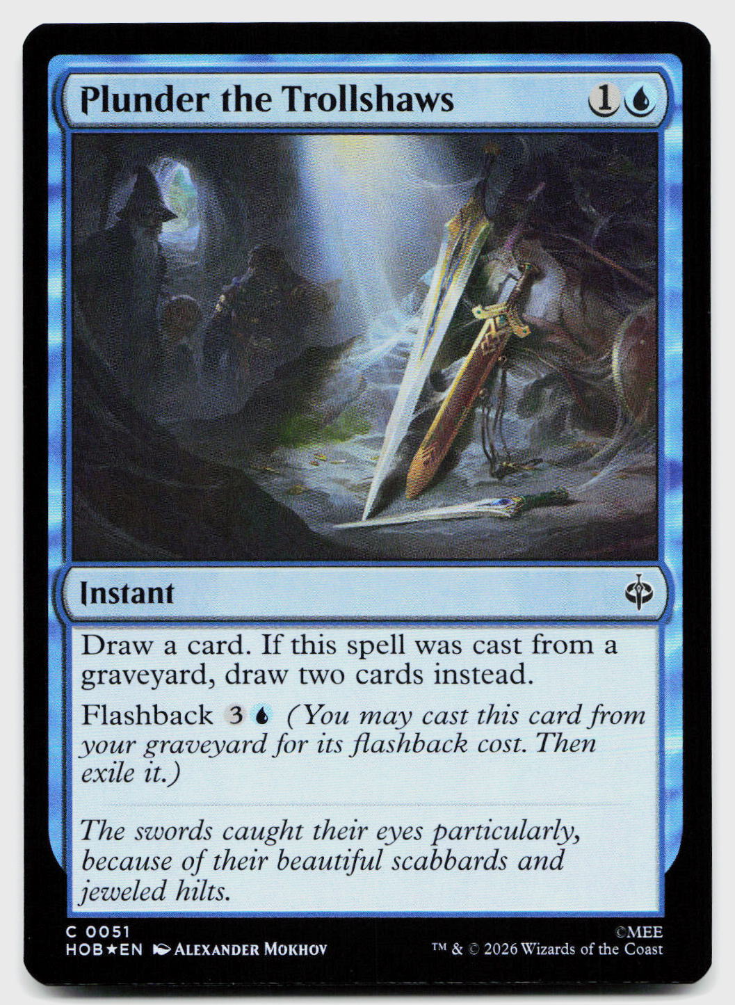 Plunder the Trollshaws 51 Common The Hobbit Magic: The Gathering Foil