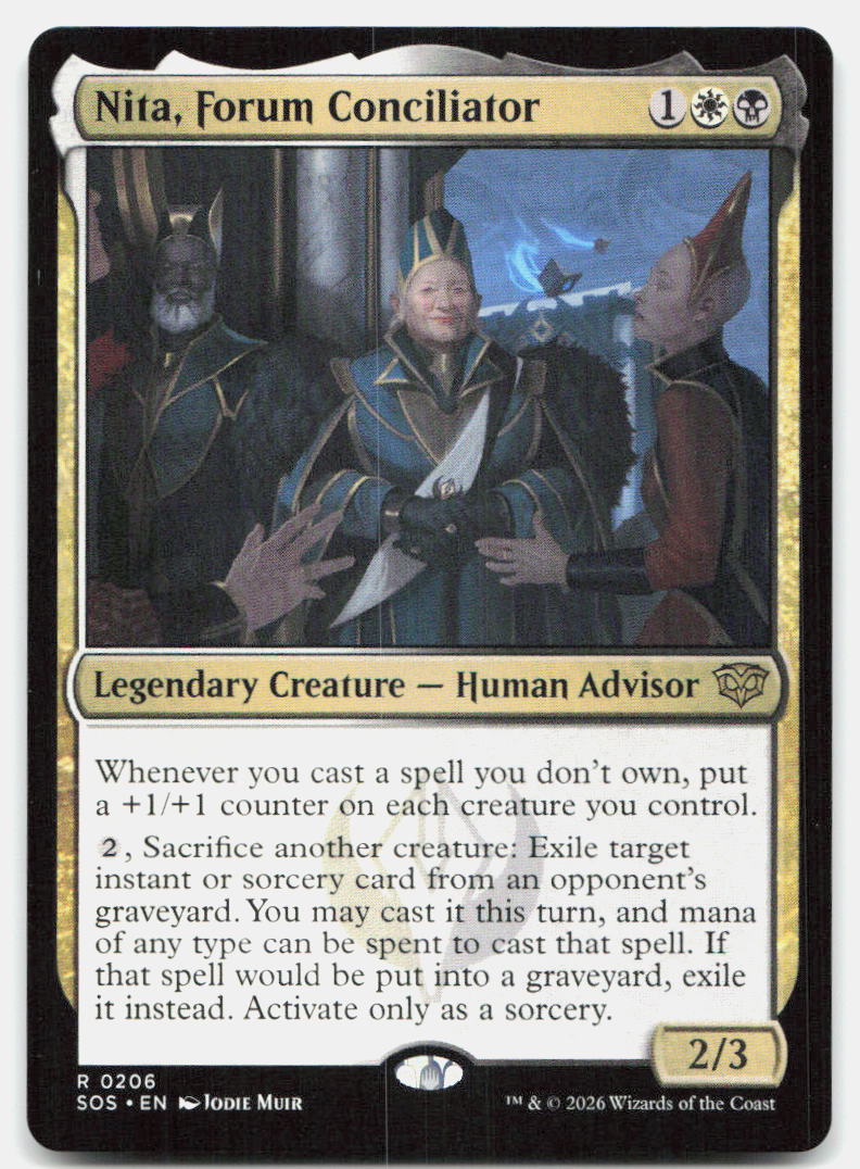 Nita, Forum Conciliator 206 Rare Secrets of Strixhaven Magic: The Gathering
