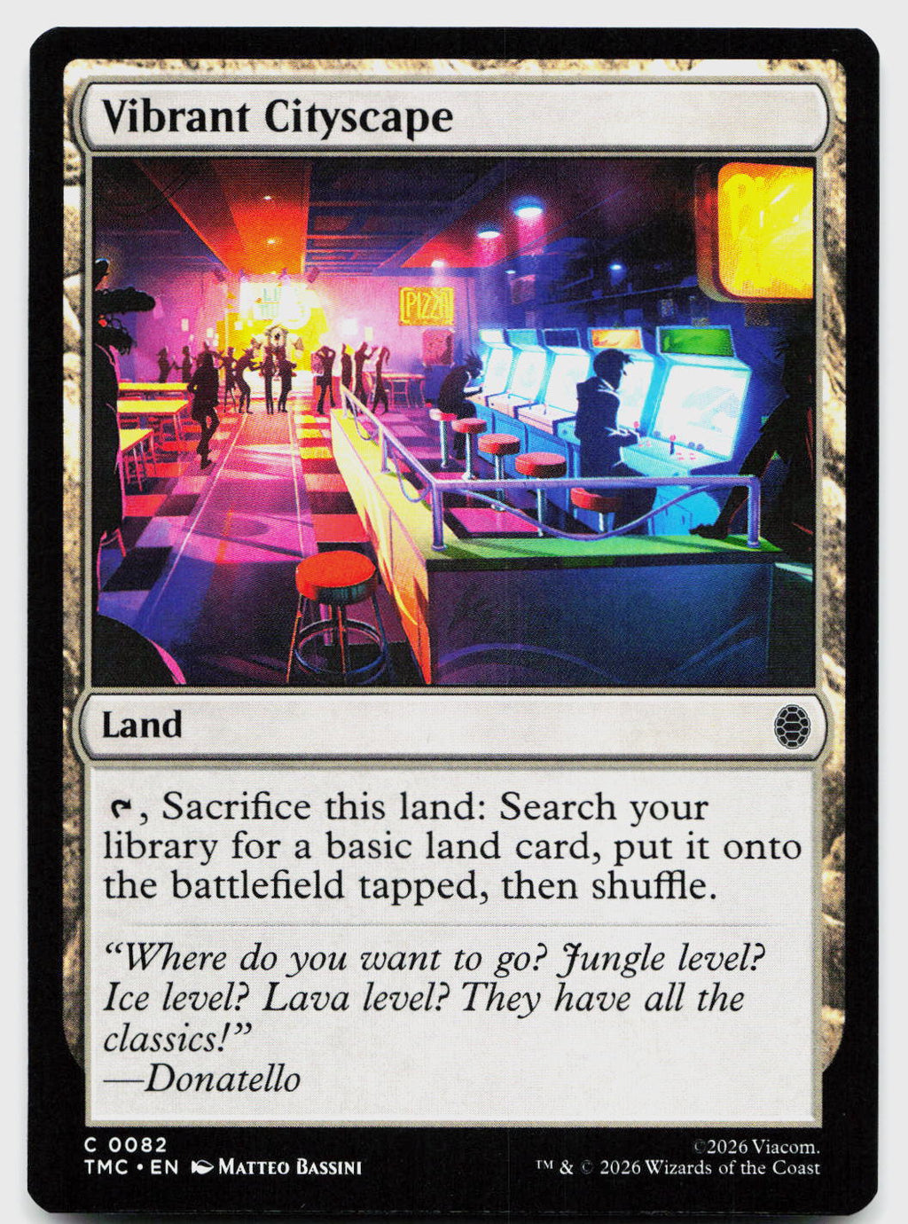 Vibrant Cityscape 82 Commander: Teenage Mutant Ninja Turtles MTG