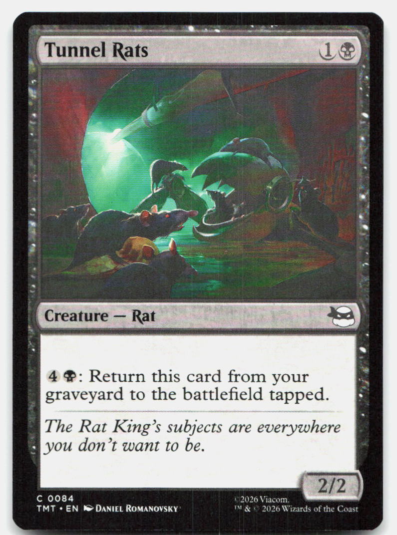 Tunnel Rats 0084 Common Teenage Mutant Ninja Turtles Magic: The Gathering