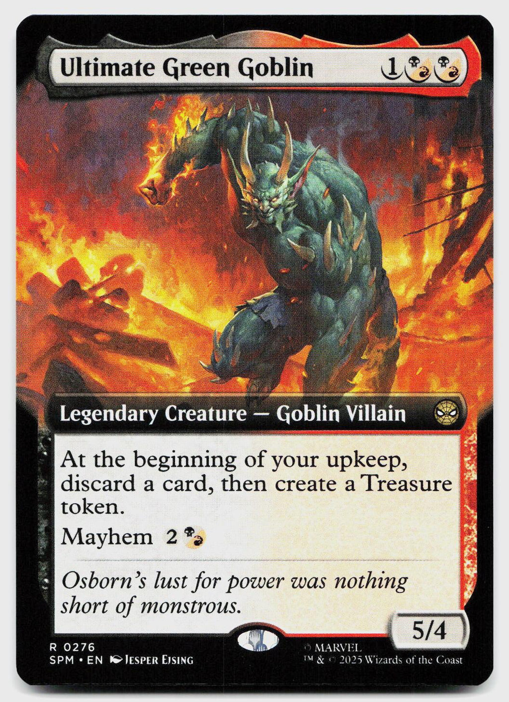 Ultimate Green Goblin (Extended Art) 276 Marvel's Spider-Man MTG