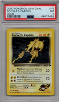 2000 Gym Heroes Rocket's Zapdos #145 PSA 7