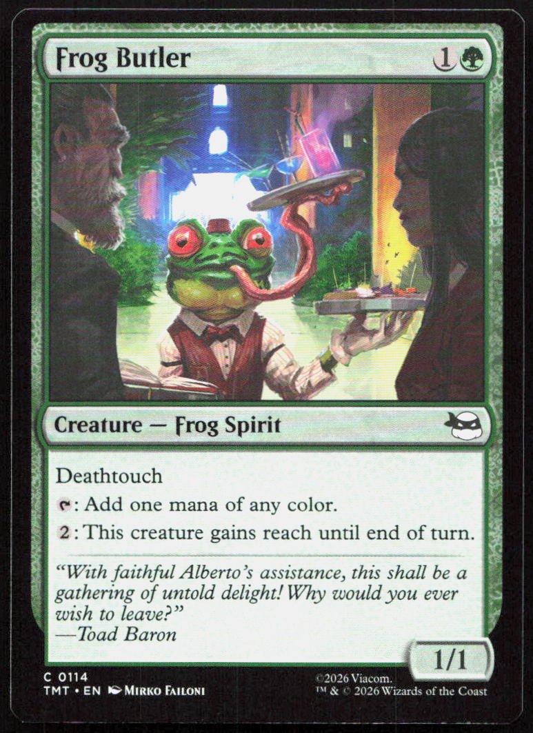 Frog Butler 0114 Common Teenage Mutant Ninja Turtles Magic: The Gathering