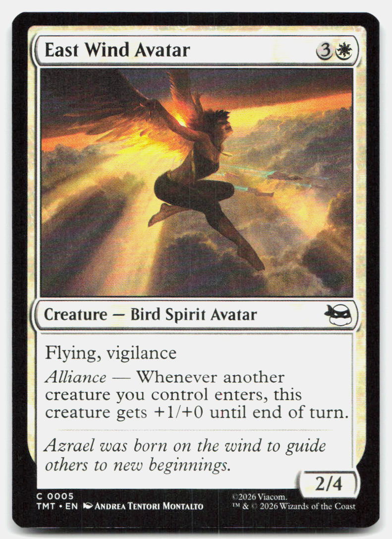 East Wind Avatar 0005 Common Teenage Mutant Ninja Turtles Magic: The Gathering