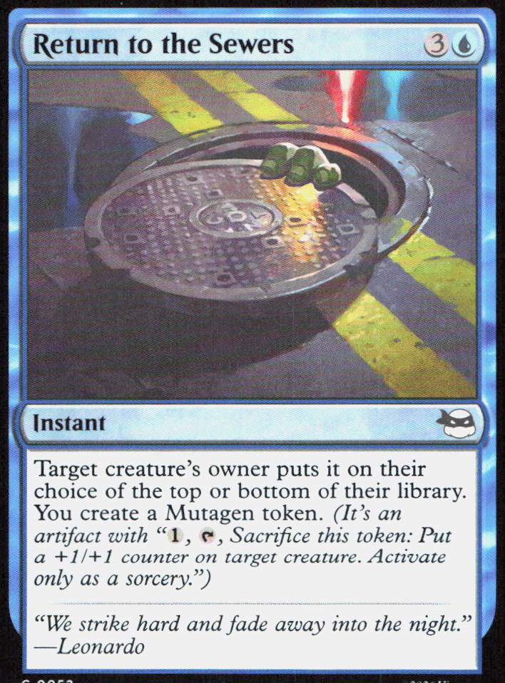 Return to the Sewers 0052 Teenage Mutant Ninja Turtles Magic: The Gathering