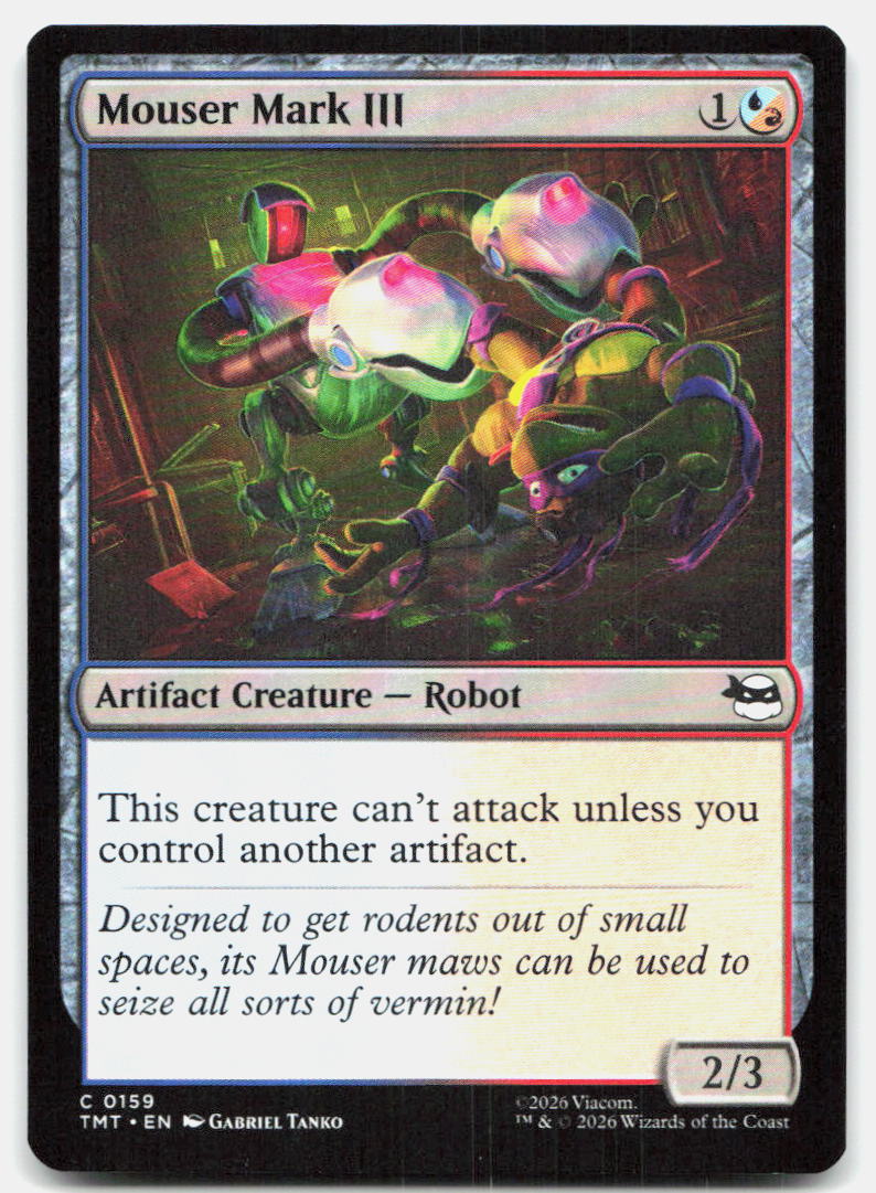 Mouser Mark III 0159 Common Teenage Mutant Ninja Turtles Magic: The Gathering